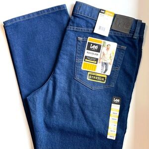 NWT Lee Regular Fit Jeans - Comfort Stretch & Straight Leg - Size 40 | 34